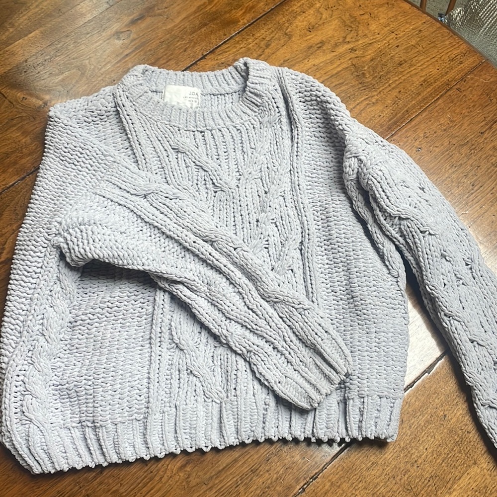 Grey blue sweater